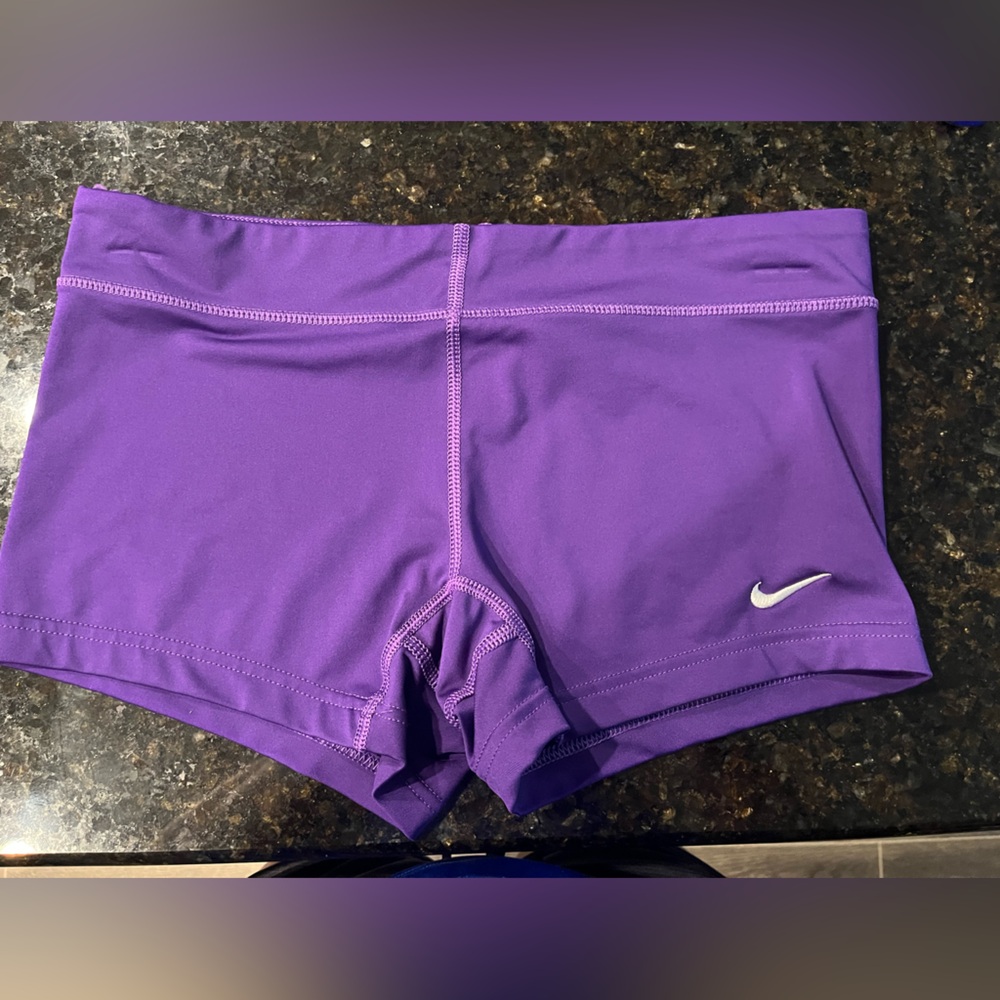 Purple Nike volleyball tights
